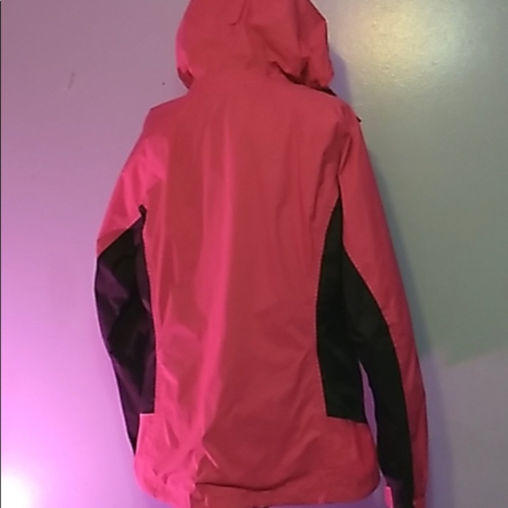 Columbia Pink windbreaker jacket, L